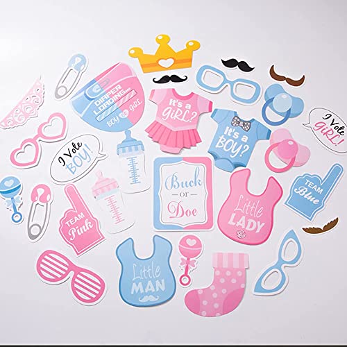 Gender reveal party decorations kit