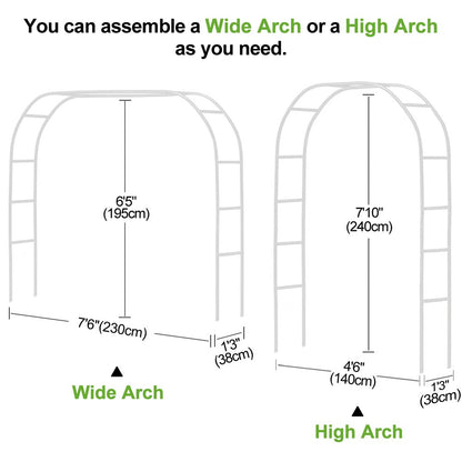 Wide or high arch dimensions