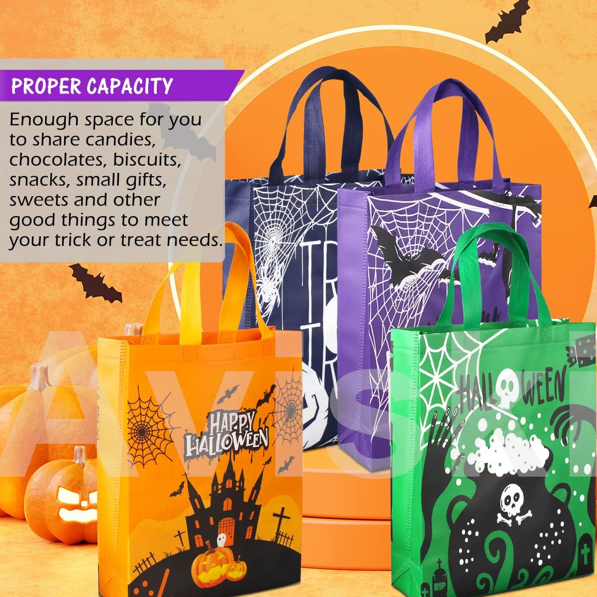 Halloween candy bags