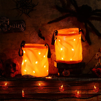 LED Light Halloween Trick or Treat Bags