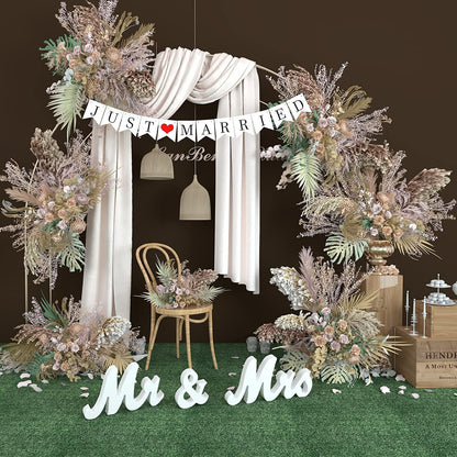 Mr & Mrs Wedding Decoration & Just Married Banner